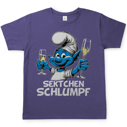 Sektchen Schlumpf Grafik - Herren Shirt