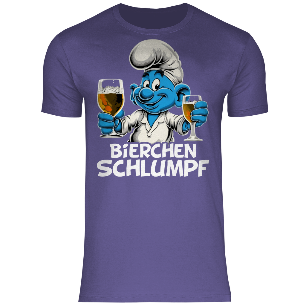 Bierchen Schlumpf Grafik - Herren Shirt