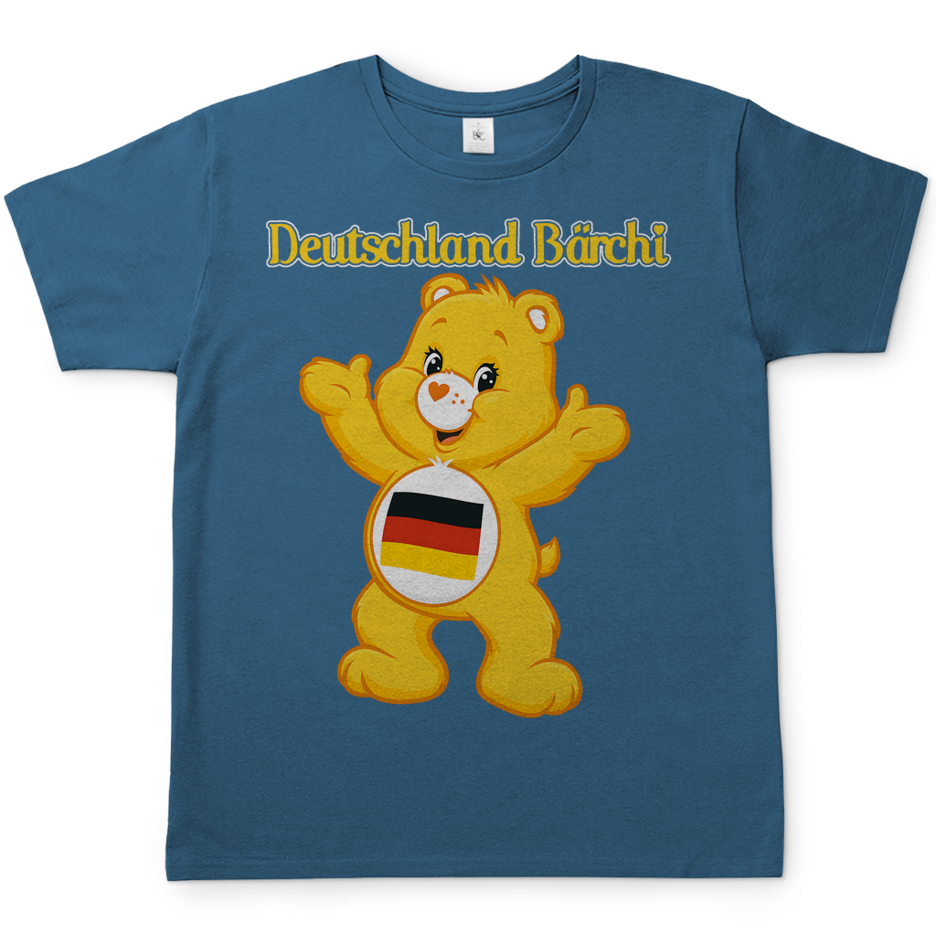 Deutschland Bärchi - Glücksbärchi - Herren T-Shirt Stone Blue
