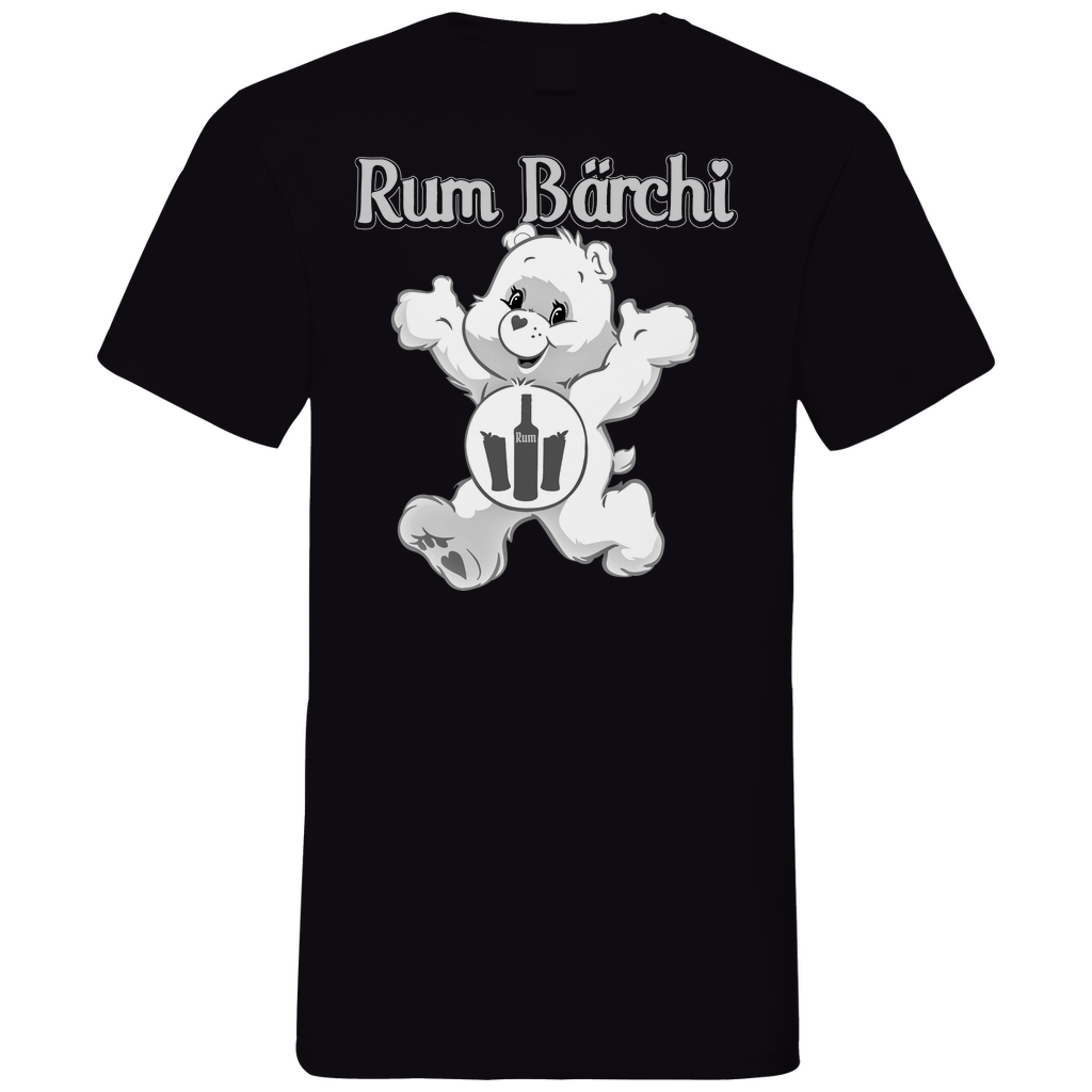 Rum Bärchi - Glücksbärchi - Herren V-Neck Shirt