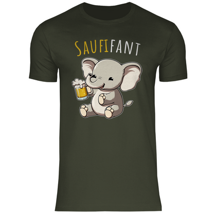 Saufifant - Herren Shirt Urban Khaki