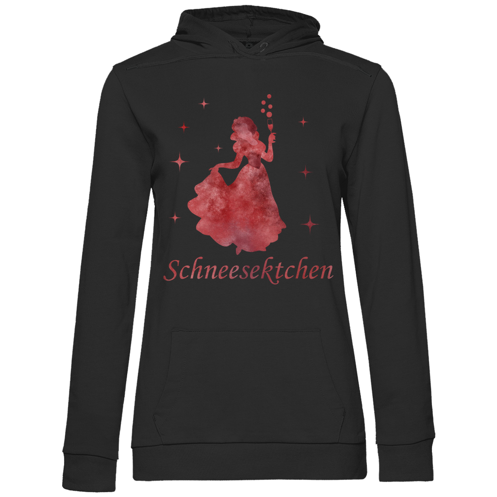 Schneesektchen - Prinzessin Aquarell - Damen Hoodie Black
