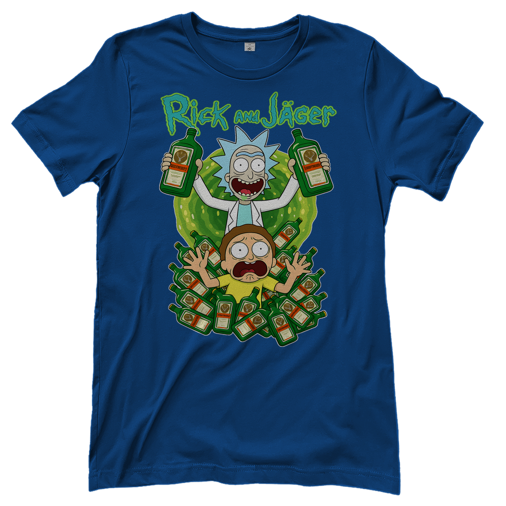 Rick and Jäger mit Morty Jägermeister - Damen T-Shirt