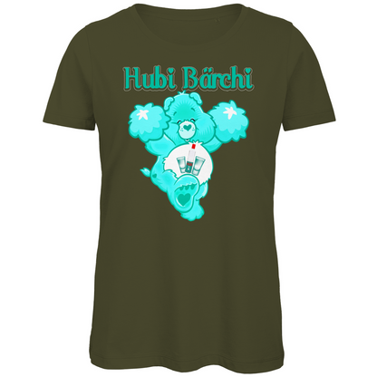 Hubi Bärchi - Glücksbärchi - Damen Premium Bio T-Shirt Khaki