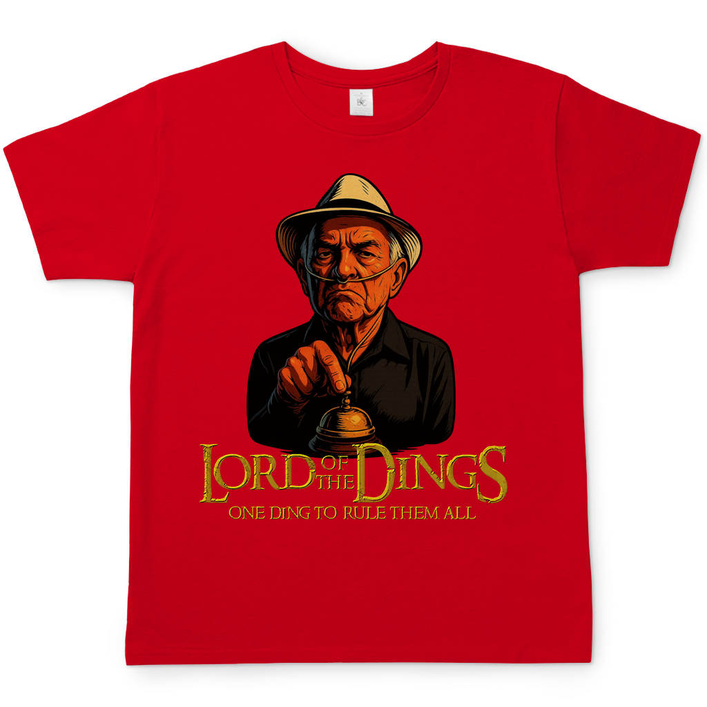 Lord of the Dings - Herren T-Shirt Red