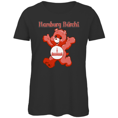 Hamburg Bärchi - Glücksbärchi - Damen Premium Bio T-Shirt Black