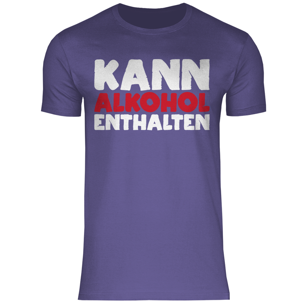 Kann Alkohol enthalten - Herren Shirt