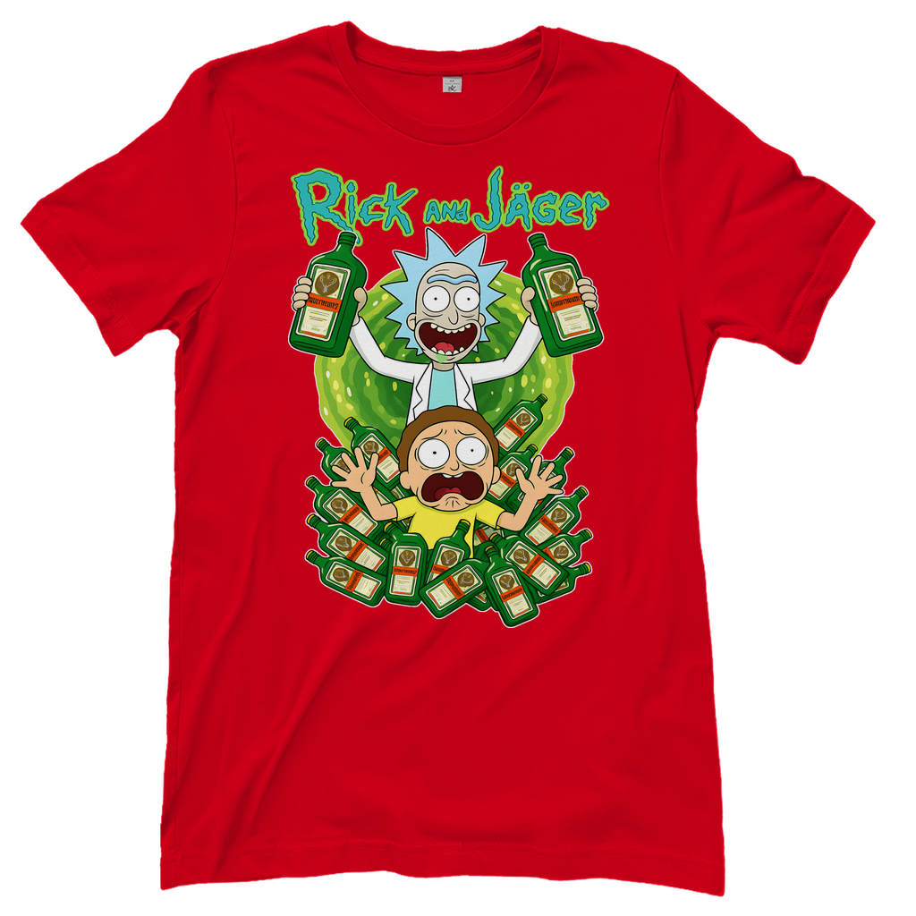 Rick and Jäger mit Morty Jägermeister - Damen T-Shirt