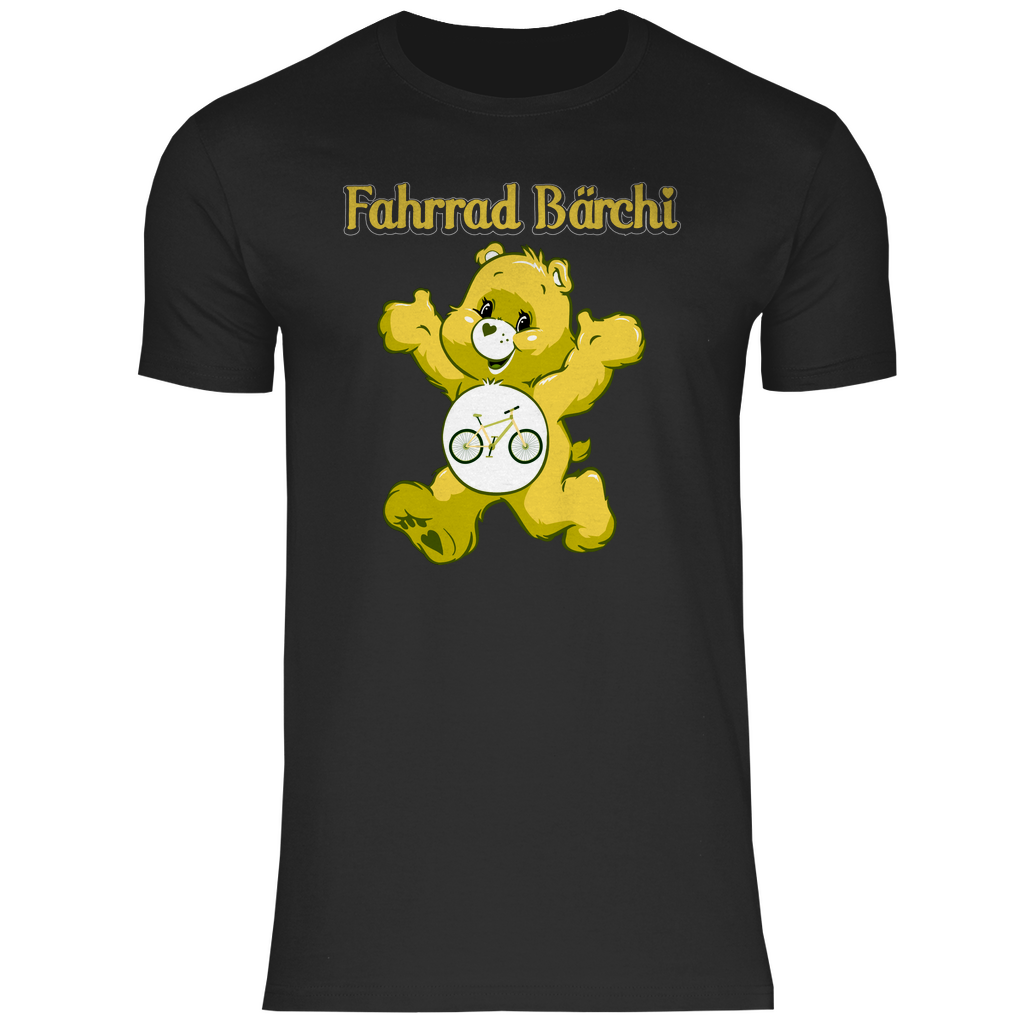 Fahrrad Bärchi - Glücksbärchi - Herren Shirt Black
