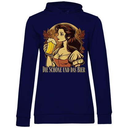 Die Schöne und das Bier Belle - Damen Hoodie