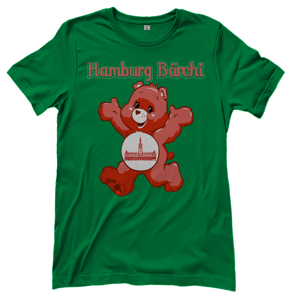 Hamburg Bärchi - Glücksbärchi - Damenshirt Kelly Green