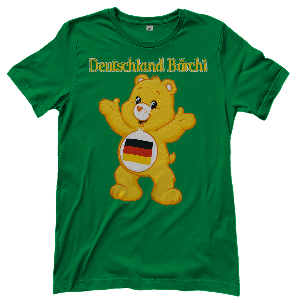 Deutschland Bärchi - Glücksbärchi - Damen T-Shirt Kelly Green