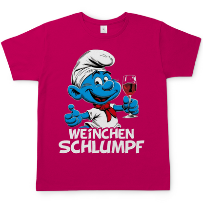 Weinchen Schlumpf Grafik - Herren Shirt