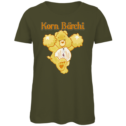 Korn Bärchi - Glücksbärchi - Damen Premium Bio T-Shirt Khaki