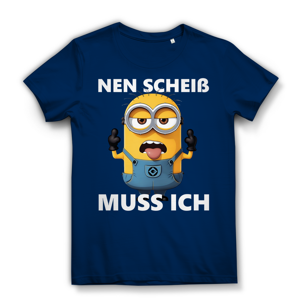 Damen Premium Bio T-Shirt Nen Scheiß Muss Ich Minion