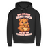 Herren Premium Bio Hoodie Das Ist Kein Dicker Bauch Das Ist Ein Feinkost Gewölbe Teddybär Black Pure