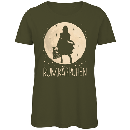 Mond Prinzessin - Rumkäppchen - Damen Premium Bio T-Shirt Khaki