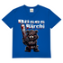 Böses Bärchi Kettensäge Herren V-Neck T-Shirt Royal Blue