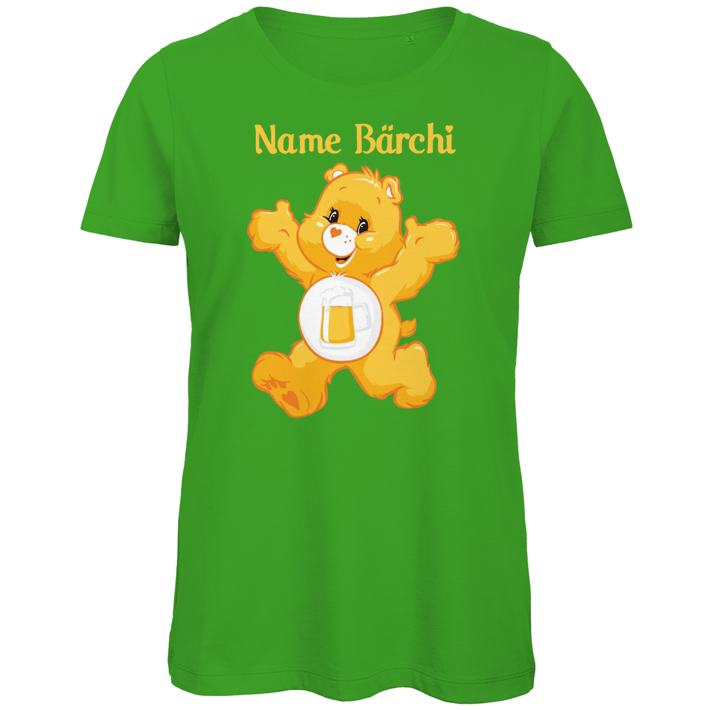 Bier Bärchi - Glücksbärchi - Personalisierbar - Damen Premium Bio T-Shirt Real Green