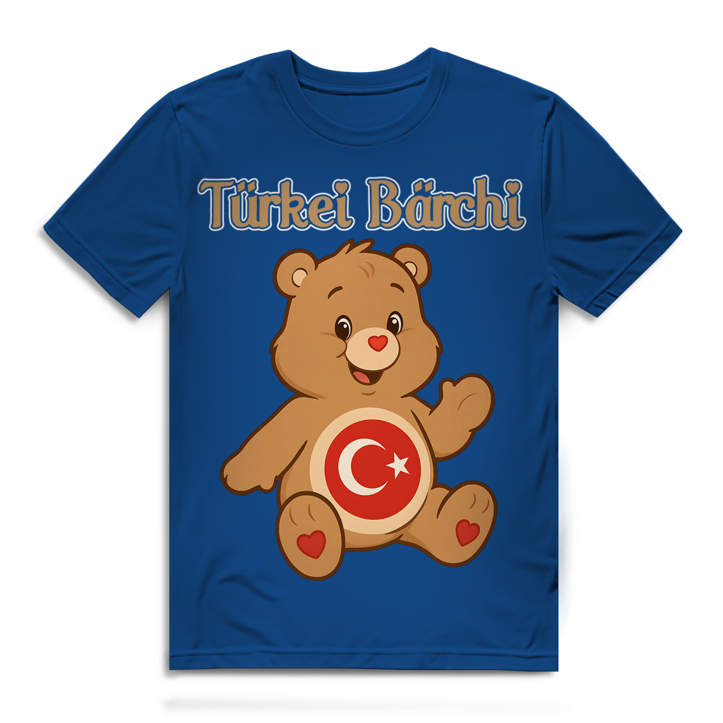 Türkei Bärchi - Glücksbärchi - Herren Premium Bio T-Shirt Royal Blue