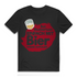 Bei Blutverlust einfach mit Bier auffüllen – Lustiges Männer Funshirt mit Spruch Black