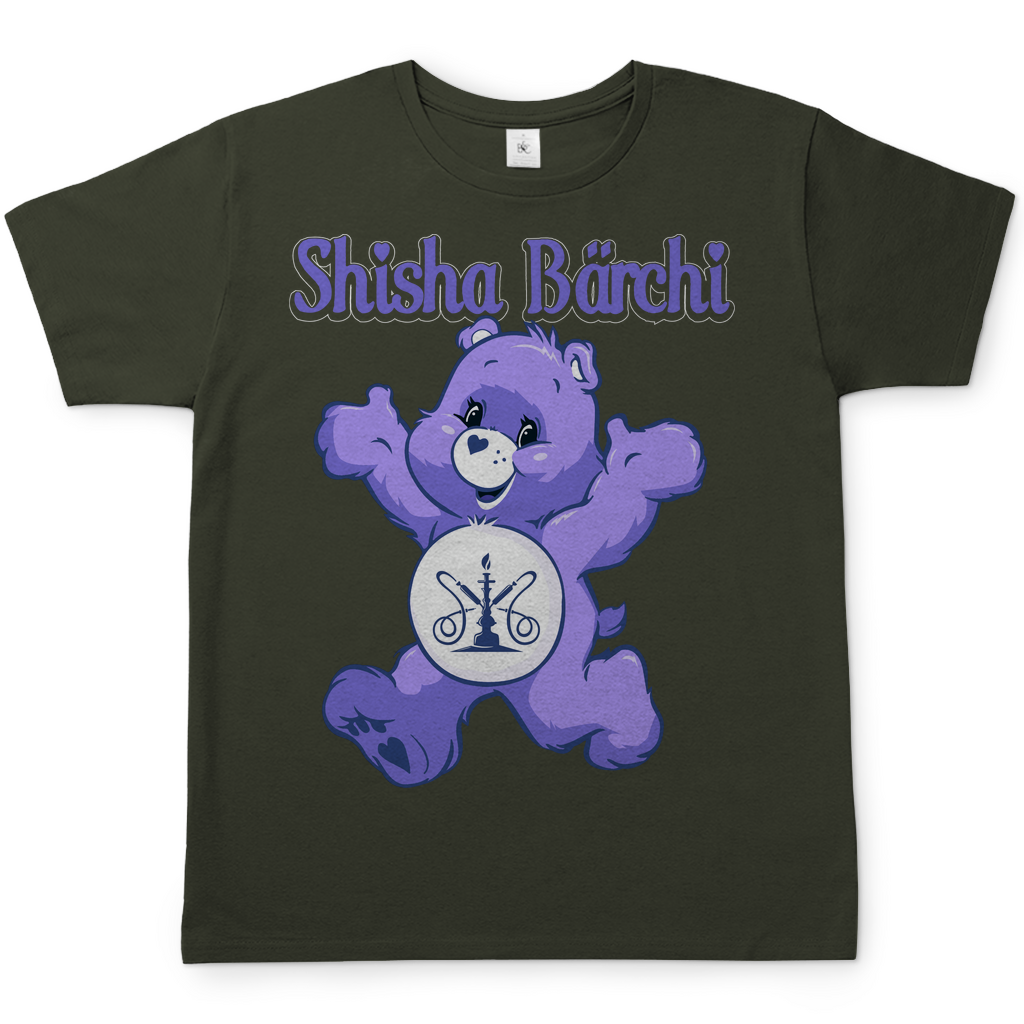 Shisha Bärchi - Glücksbärchi - Herren Shirt Urban Khaki