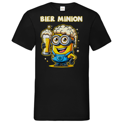 Bier Minion - Herren V-Neck Shirt