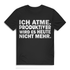 Ich atme produktiver wird es heute nicht mehr TShirt Männer Büro Spruch Funshirt Black