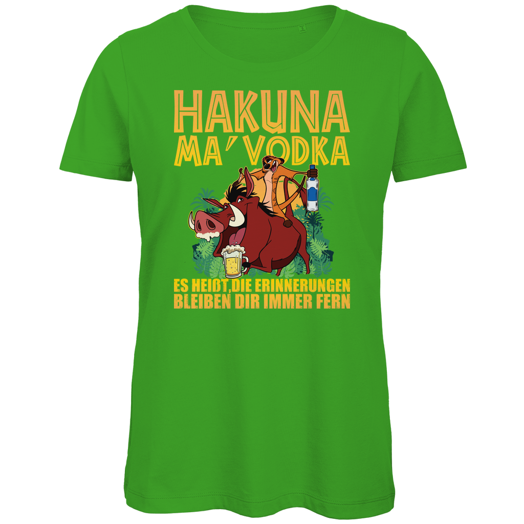 Hakuna Ma Vodka Timon und Pumbaa - Damen Premium Bio T-Shirt