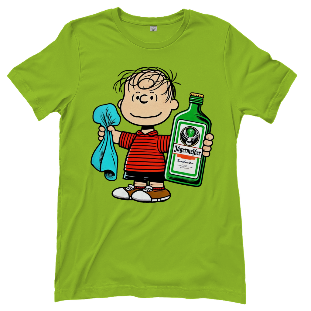 Linus van Pelt mit Jäger -  Die Peanuts - Damenshirt