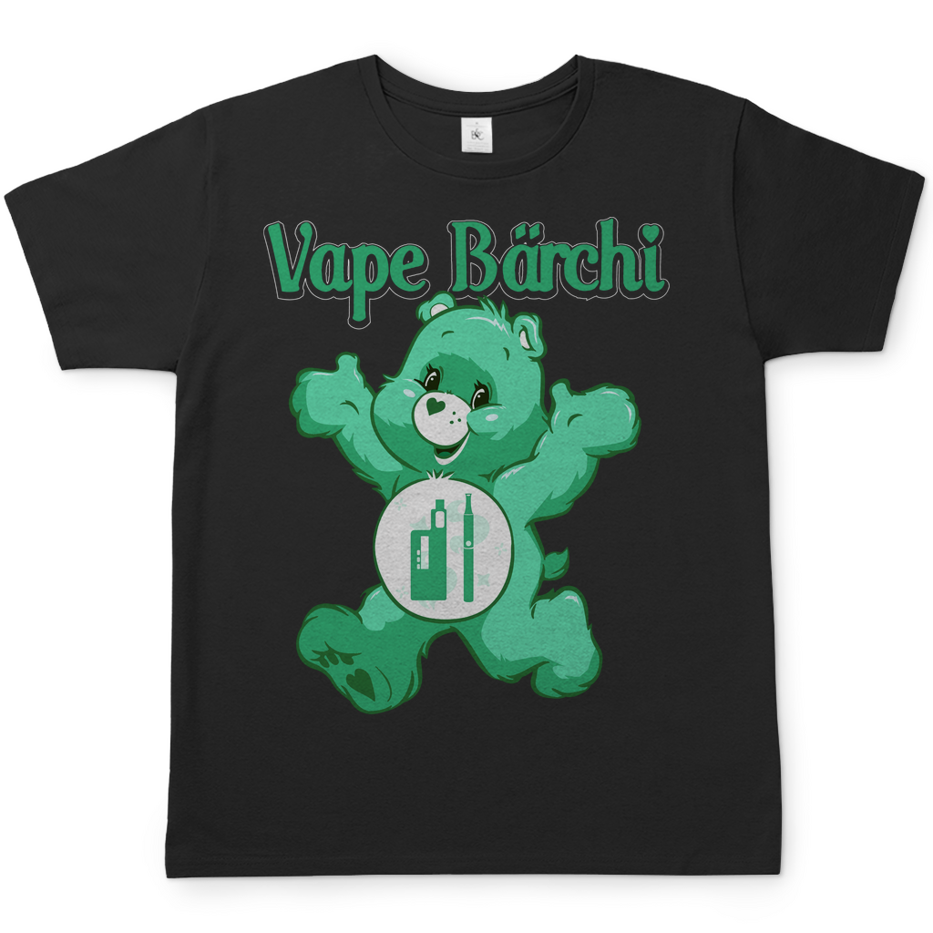 Vape Bärchi - Glücksbärchi - Herren Shirt Black
