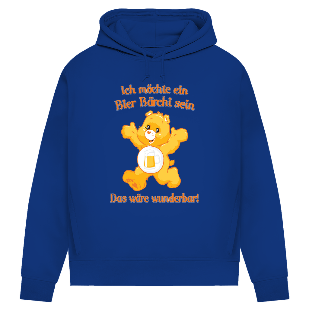Damen Premium Bio Hoodie Ich möchte ein Bier Bärchi sein das wäre wunderbar!