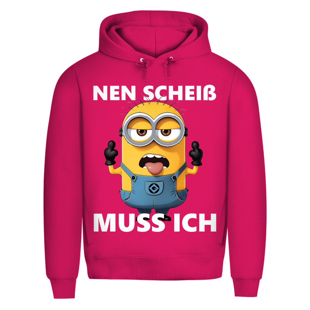 Herren Premium Bio Hoodie Nen Scheiß Muss Ich Minion