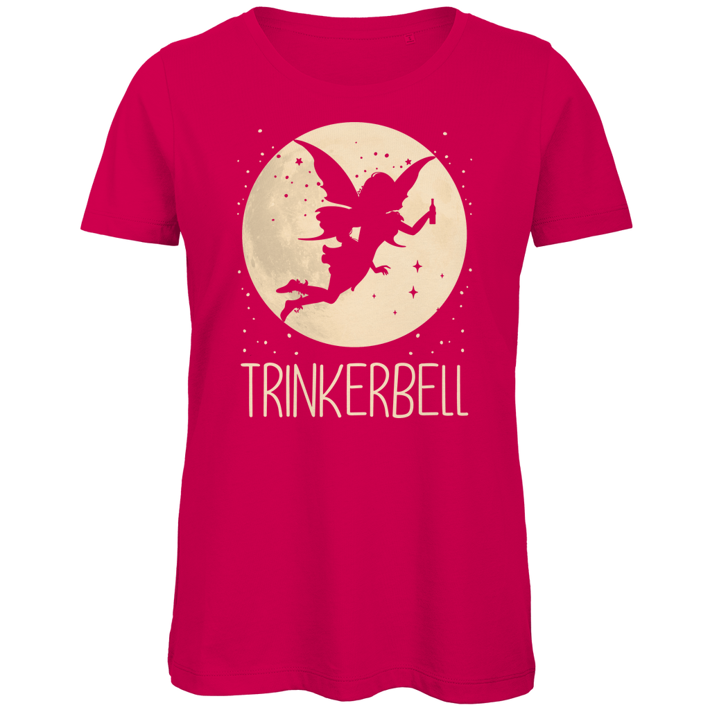 Mond Prinzessin - Trinkerbell - Damen Premium Bio T-Shirt Fuchsia