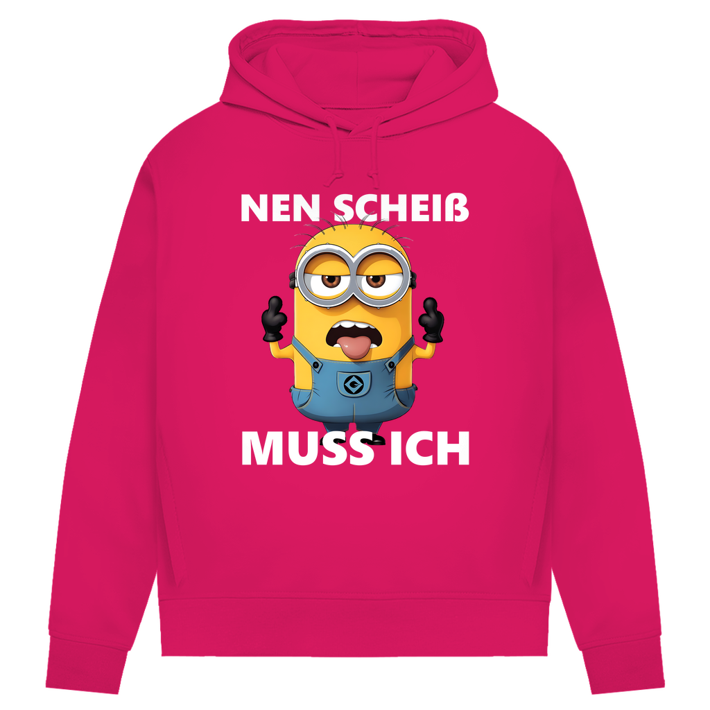 Damen Premium Bio Hoodie Nen Scheiß Muss Ich Minion