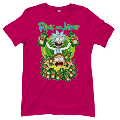Rick and Jäger mit Morty Jägermeister - Damen T-Shirt