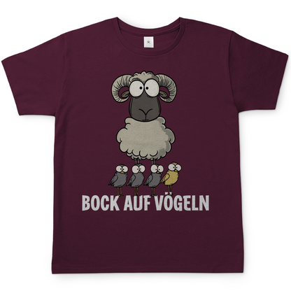 Bock auf Vögeln - Herren Shirt Burgundy