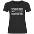 Scheiß Idee! Wann und wo? - Damenshirt Black