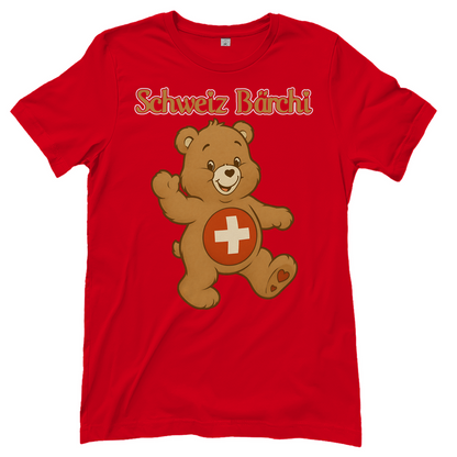 Schweiz Bärchi - Glücksbärchi - Damen T-Shirt