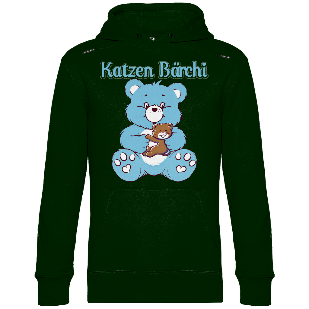Katzen Bärchi - Glücksbärchi - Unisex Hoodie Forest Green
