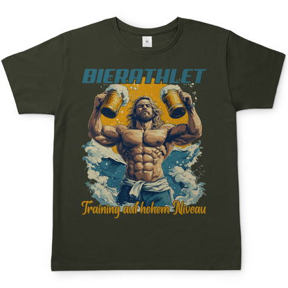Bierathlet Training auf hohem Niveau - Herren Shirt Urban Khaki