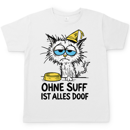 Suffkatze ohne Suff ist alles Doof - Herren T-Shirt