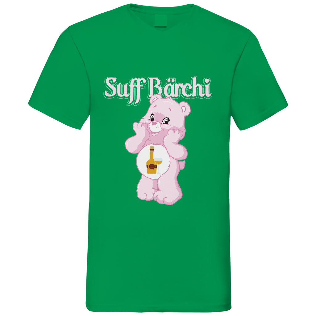 Suff Bärchi - Glücksbärchi - Herren V-Neck Shirt