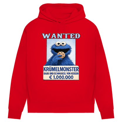 Wanted Krümelmonster Raub und Schmuggel von Keksen - Damen Premium Bio Hoodie