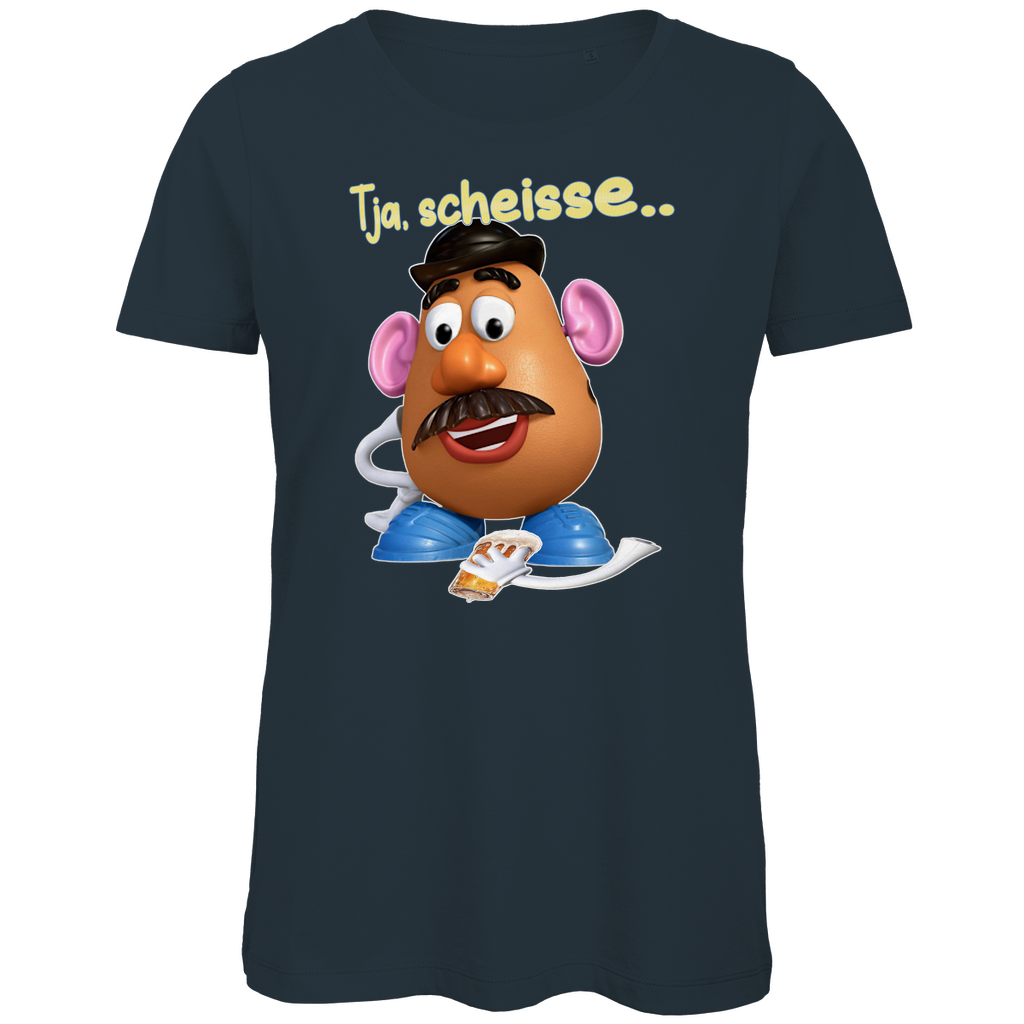 Tja, scheisse - Charlie Naseweis Toy Story - Damen Premium Bio T-Shirt Dark Grey