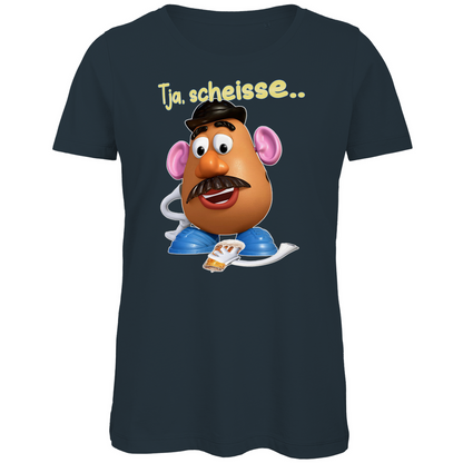 Tja, scheisse - Charlie Naseweis Toy Story - Damen Premium Bio T-Shirt Dark Grey