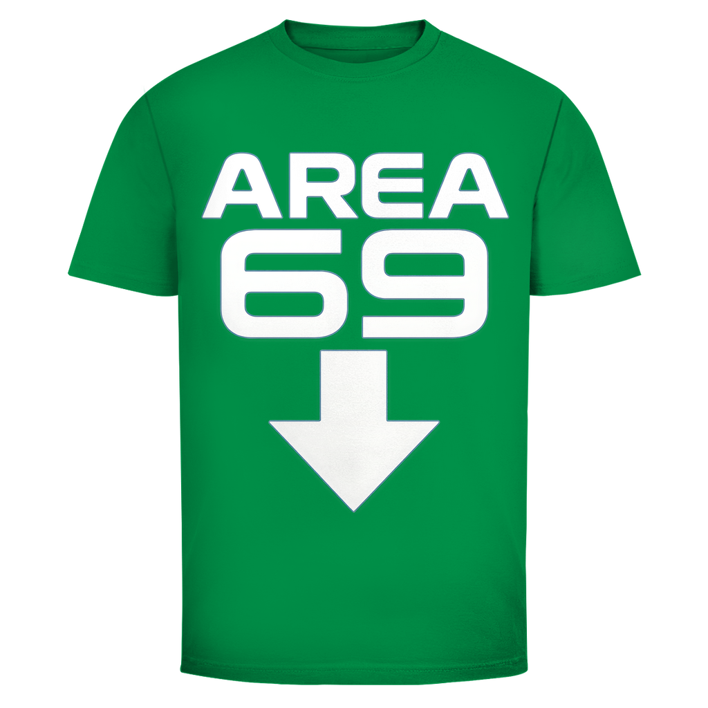 Herren T-Shirt Area 69 Kelly Green