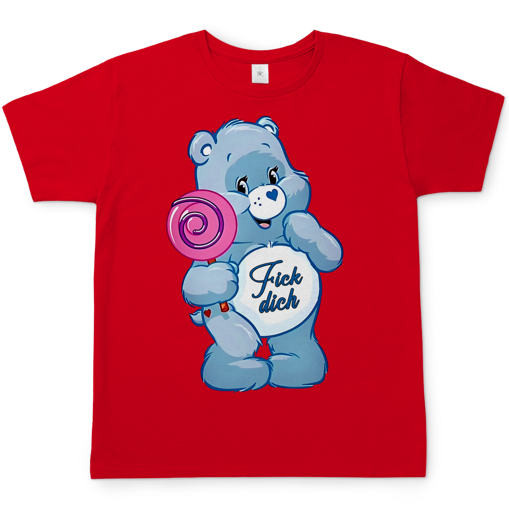 Fick dich Bärchi - Glücksbärchi - Herren Shirt Red