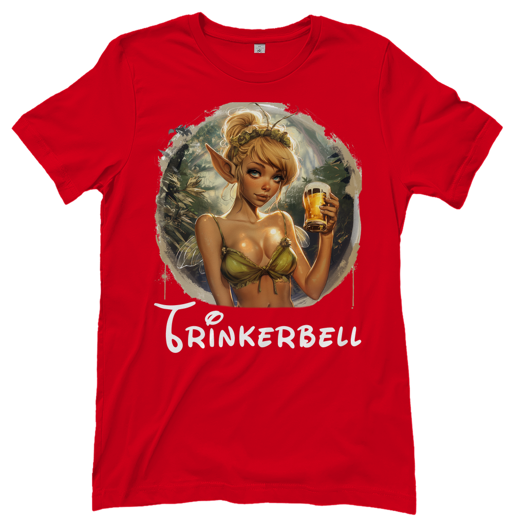 Trinkerbell Retro - Damenshirt Red