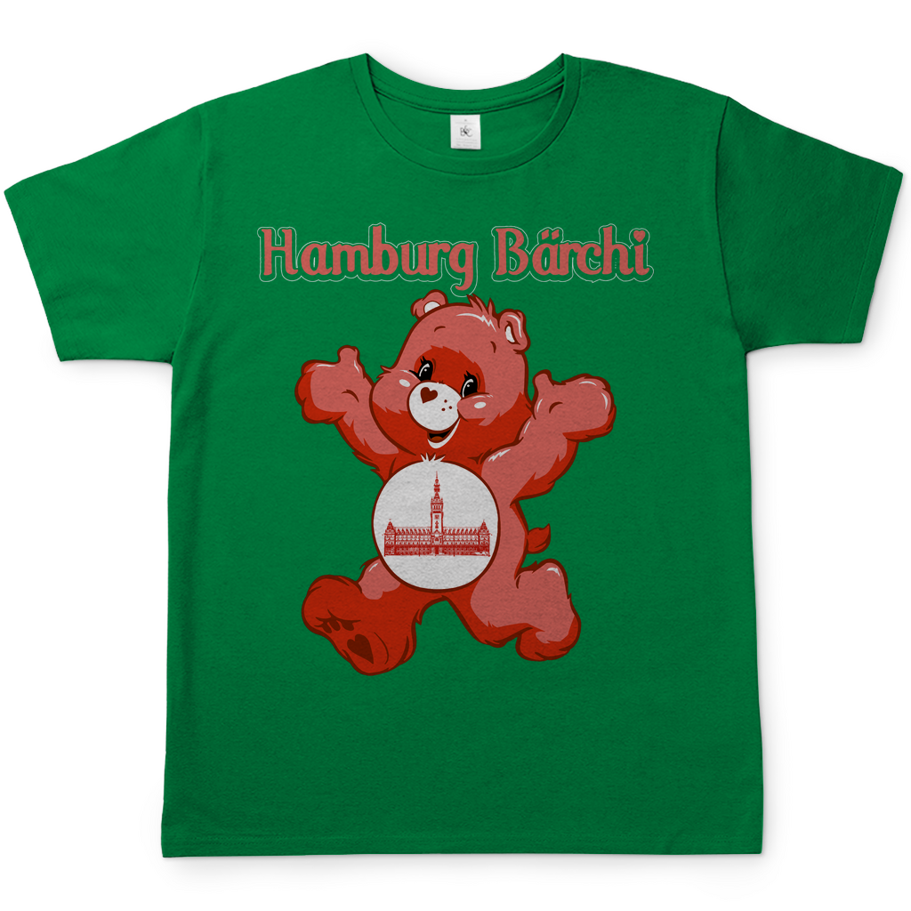 Hamburg Bärchi - Glücksbärchi - Herren Shirt Kelly Green